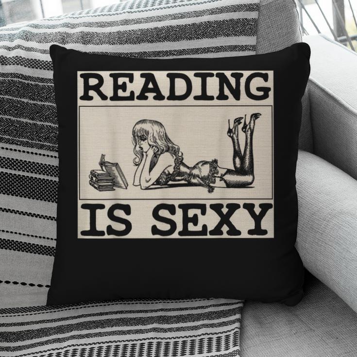 Hot Pin Up Girl Comic Book Vintage Reading Is Sexy Pillowcase