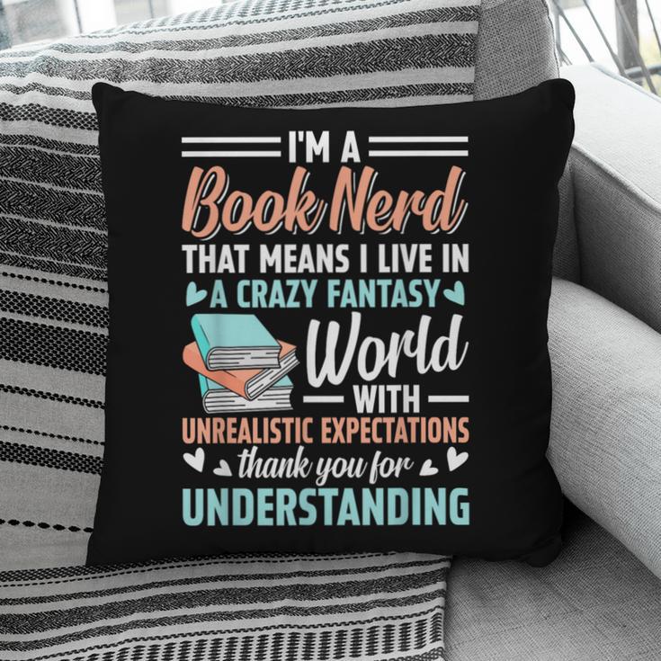 I'm a Book Nerd Bookworm Pillowcase