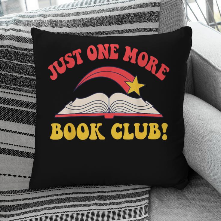 Just One More Book Club Bookish Hippie Pillowcase