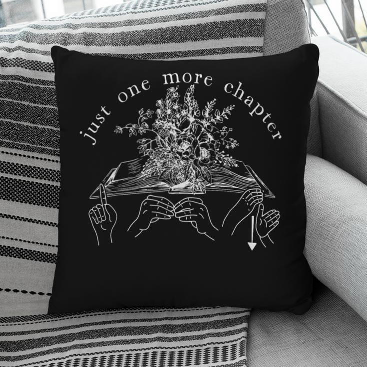 Just One More Chapter Deaf ASL Reading Book Librarian Pillowcase