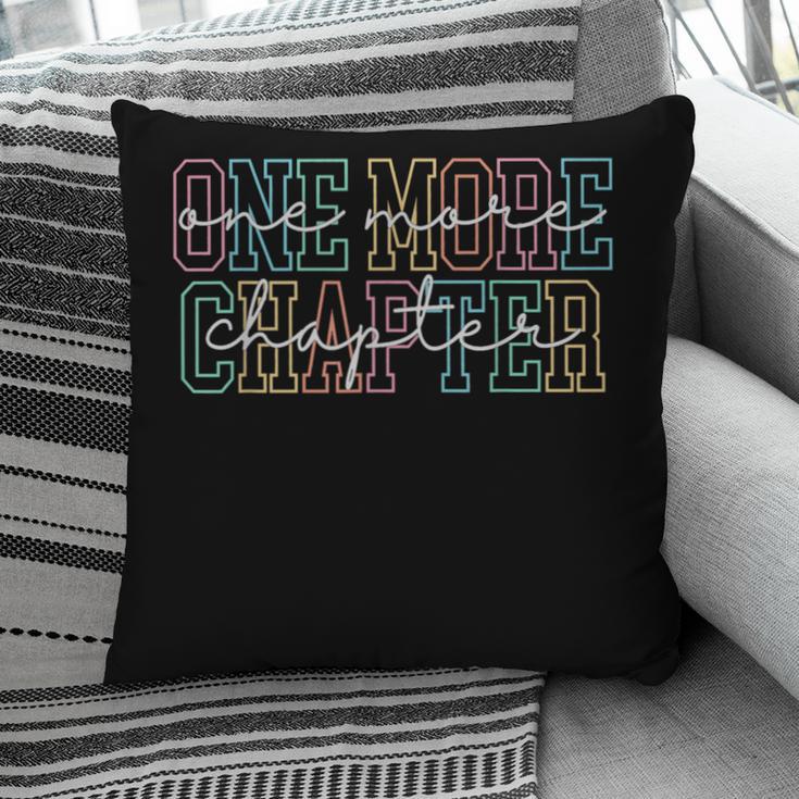 Just One More Chapter Retro Bookworm Book Lover Pillowcase