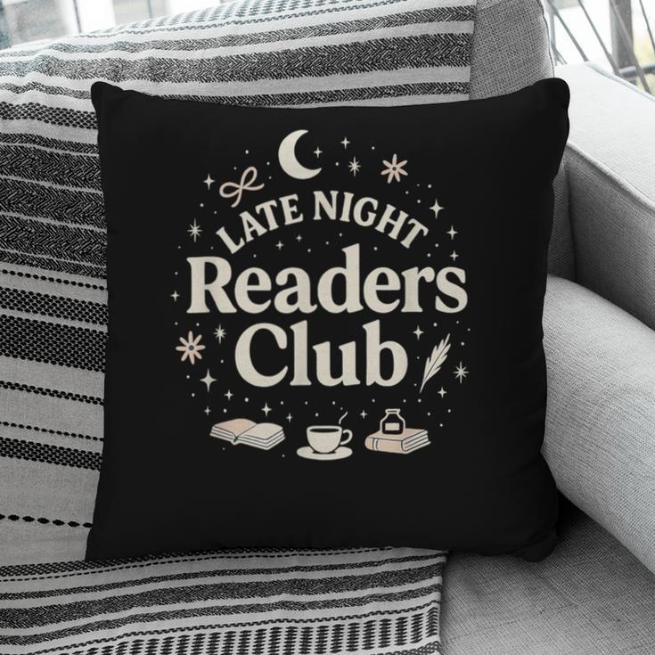 Late Night Readers Club Moon & Stars Book Lover Pillowcase Late Night Readers Club Moon & Stars Book Lover Pillowcase