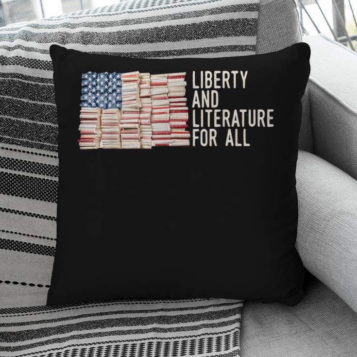 Liberty And Literature For All Reading USA Book Lover Pillowcase