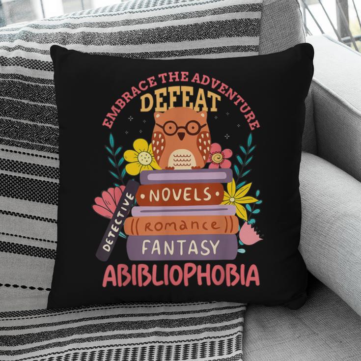 Literature Abibliophobia Book Reader Pillowcase