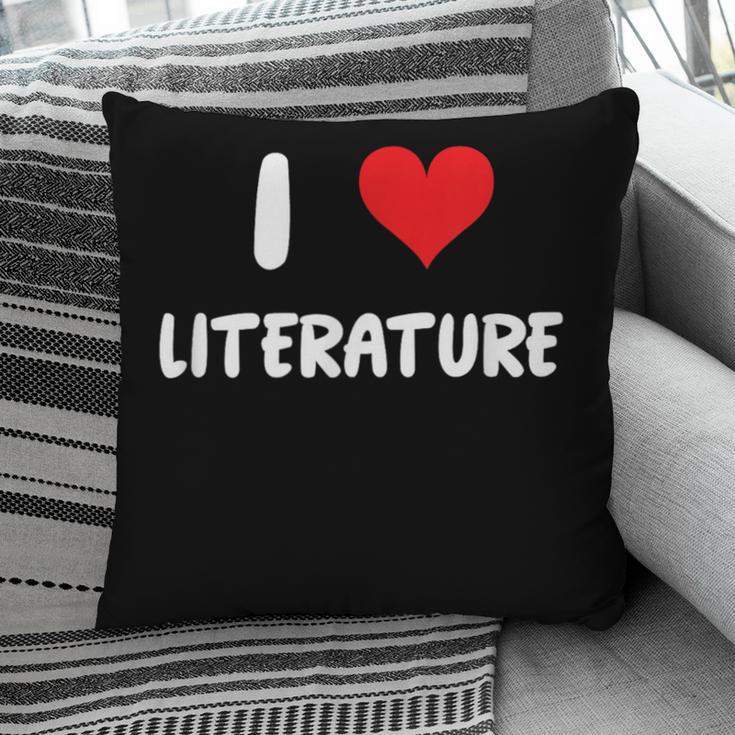 I Love Literature Heart Books Writing Reading Read Write Pillowcase