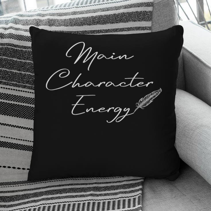 Main Character Energy Romance Book Reader Regency Pillowcase