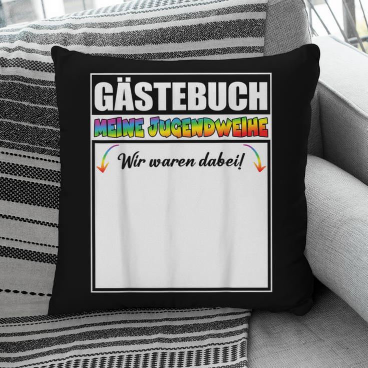 Meine Jugendweihe Guest Book Colourful Wir Waren Dabei MäDchen German Pillowcase
