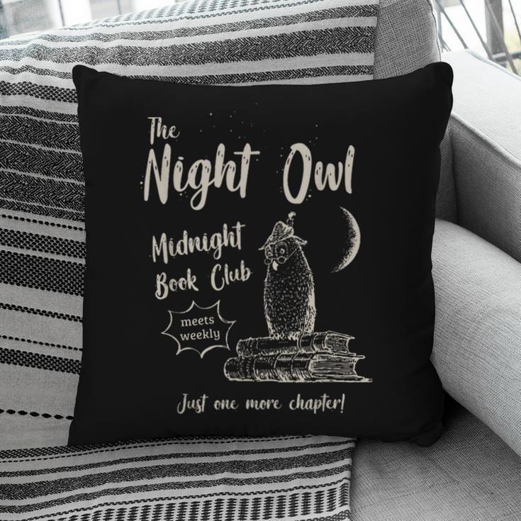 Night Owl Book Club Bookish Book Lover Tee Pillowcase