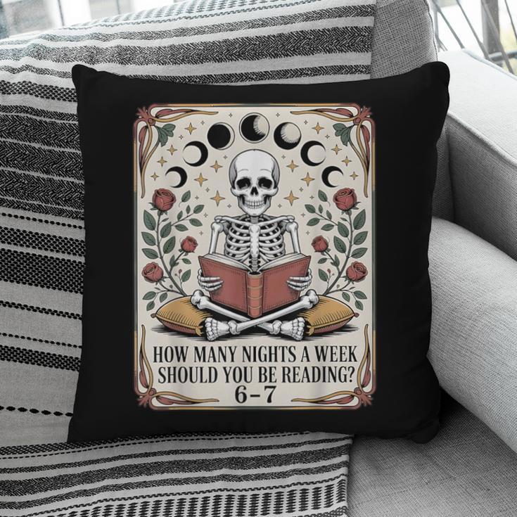 How Many Nights Reading Meme 6 7 Book Lover Pillowcase