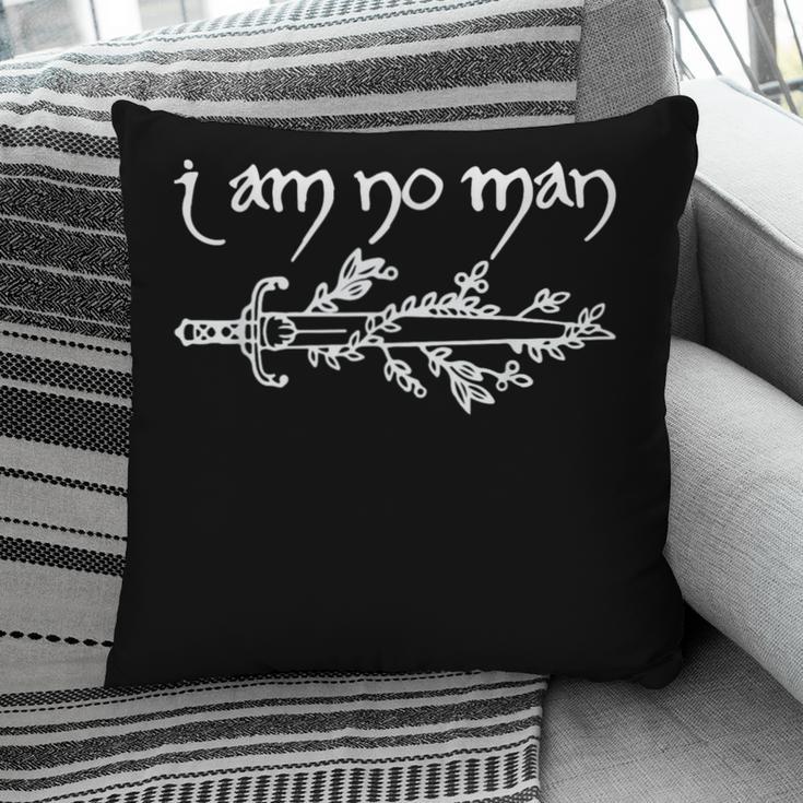 I Am No Man Reading Fandom Literature Book Lover Librarian Pillowcase