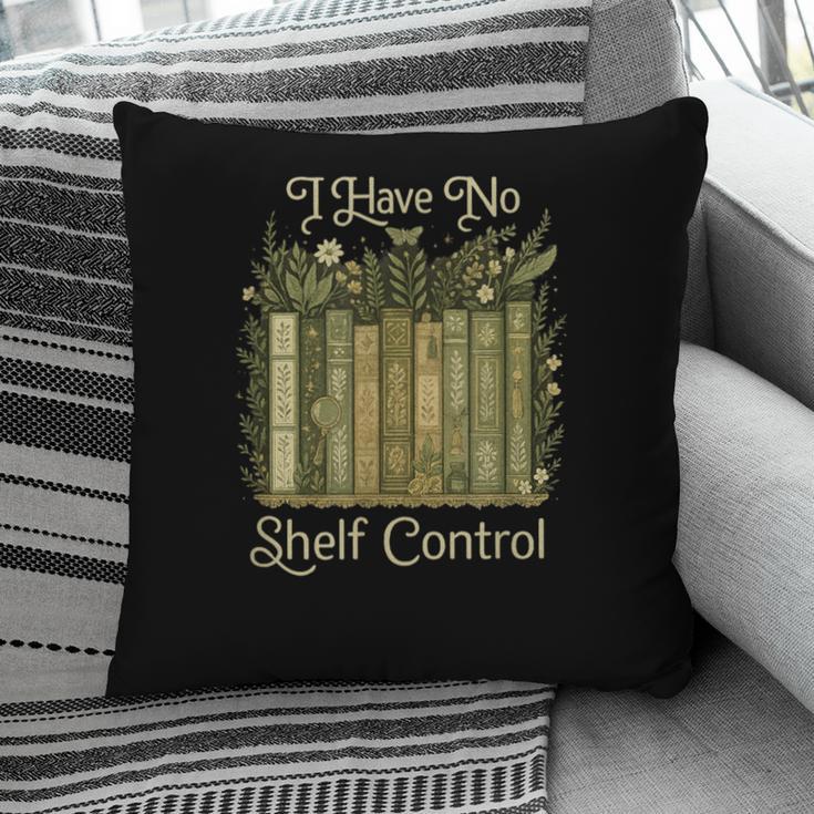 I Have No Shelf Control Vintage Botanical Books Graphic Pillowcase