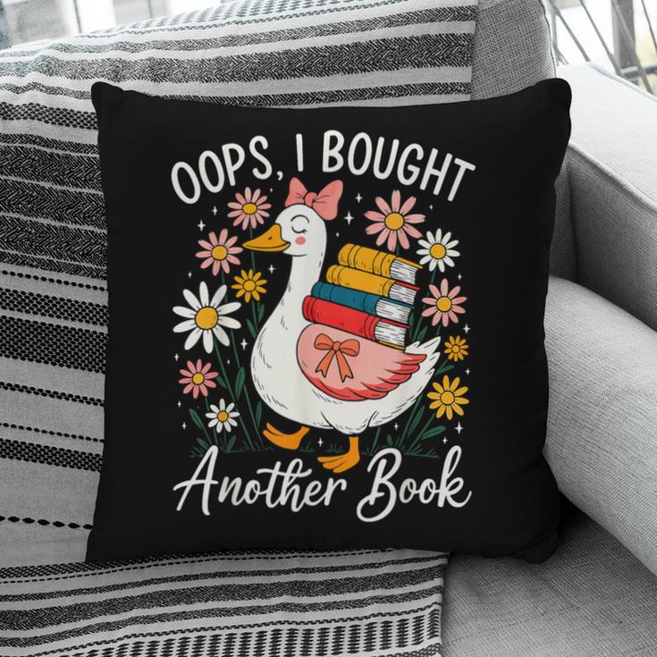 Oops I Bought Another Book Goose Reader Pillowcase