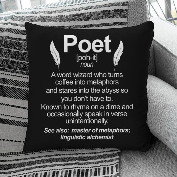 Poetry Poem Author Literature Book Lover Book Worm Poet Pillowcase