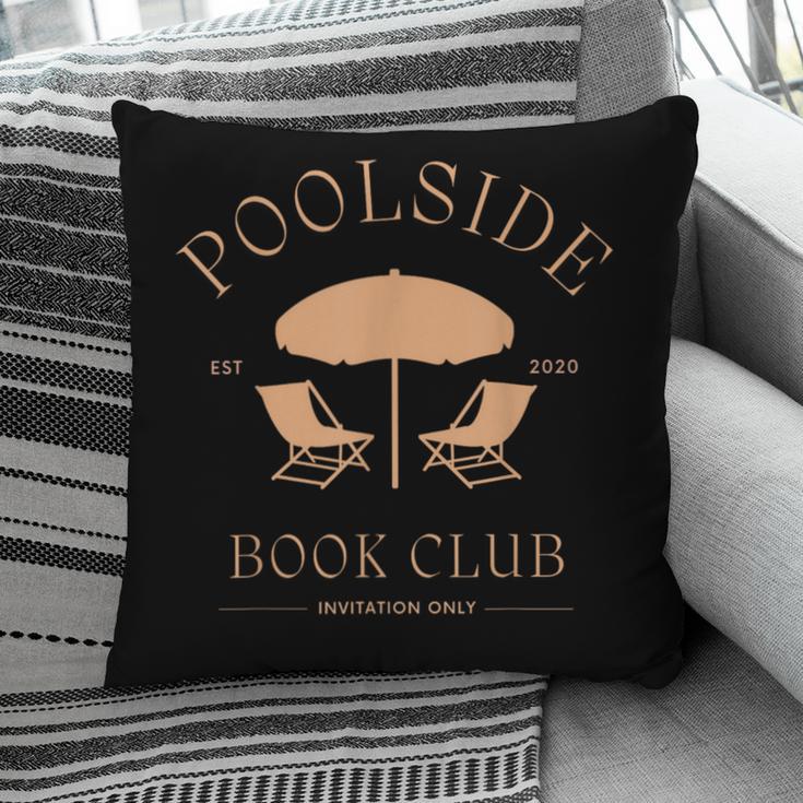 Poolside Book Club Summer Reading Book Lover Swimming Shirt For Men Women Pillowcase