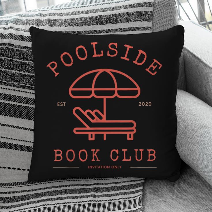 Poolside Book Club Summer Reading Book Lover Swimming Shirt Men Women Pillowcase