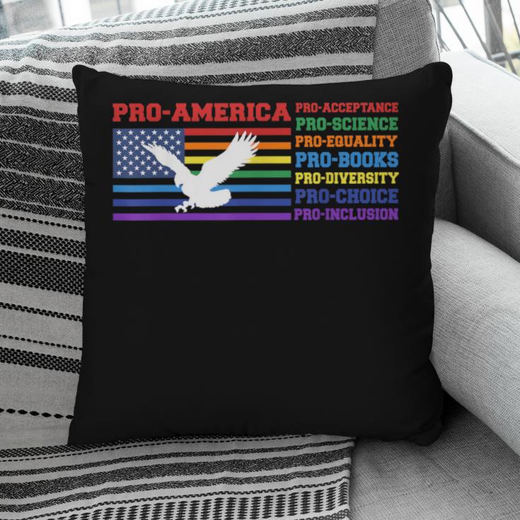 Pro America Pro Acceptance Pro Science Pro Equality Pro Book Pillowcase