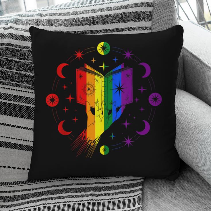 Rainbow Book With Stars And Moon Phases Gay Pride LGBT Pillowcase Rainbow Book With Stars And Moon Phases Gay Pride LGBT Pillowcase