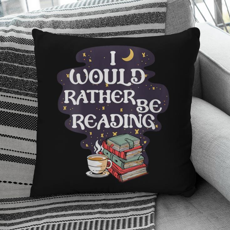 I Would Rather Be Reading Bookworm Book Lover Librarian Kids Pillowcase