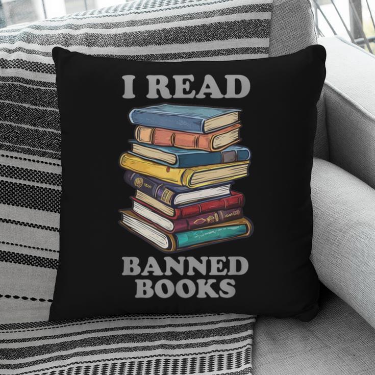 I Read Banned Books Bookworm Pillowcase