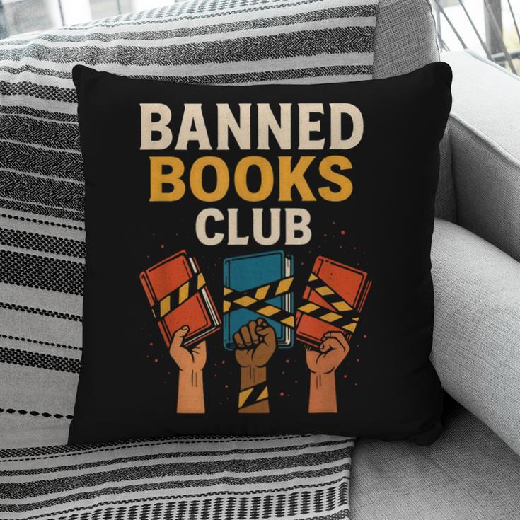 Read Banned Books Club Freely Anti-Censorship Librarian Pillowcase