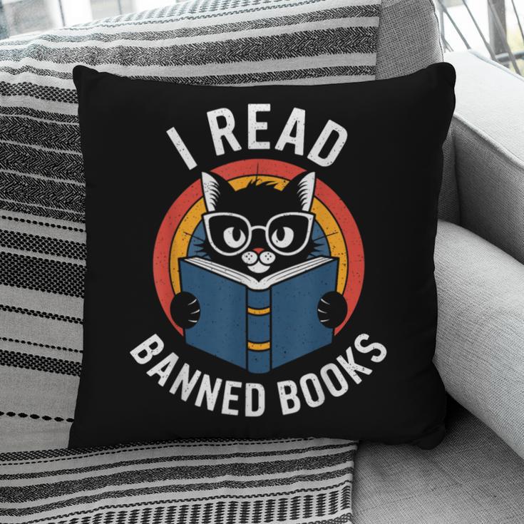 I Read Banned Books For Men Women Cat Banned Books Pillowcase I Read Banned Books For Men Women Cat Banned Books Pillowcase