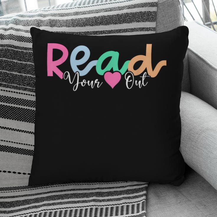 Read Your Heart Out Reading Librarian Book Across America Pillowcase