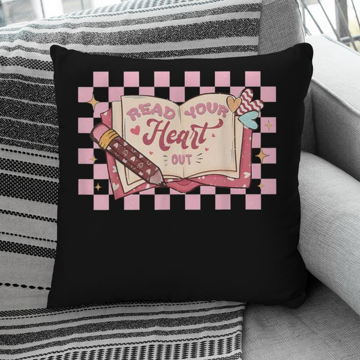Read Your Heart Out Valentine Reading Book Teacher Student Pillowcase Read Your Heart Out Valentine Reading Book Teacher Student Pillowcase