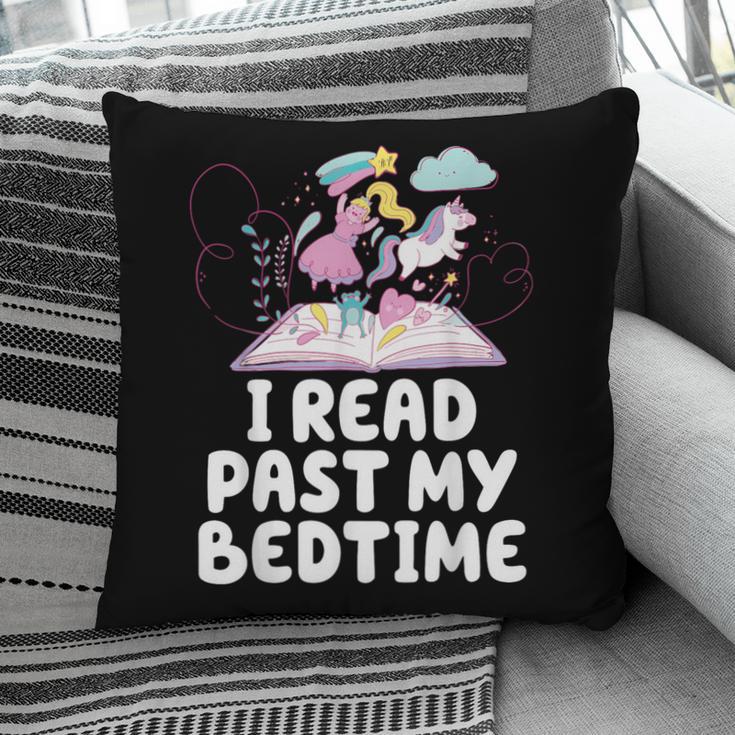 I Read Past My Bedtime Reading Unicorn Book Lover Pillowcase