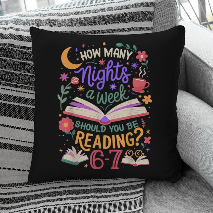 Reading 6 7 Meme Six Seven Cozy Book Lover Teacher Pillowcase