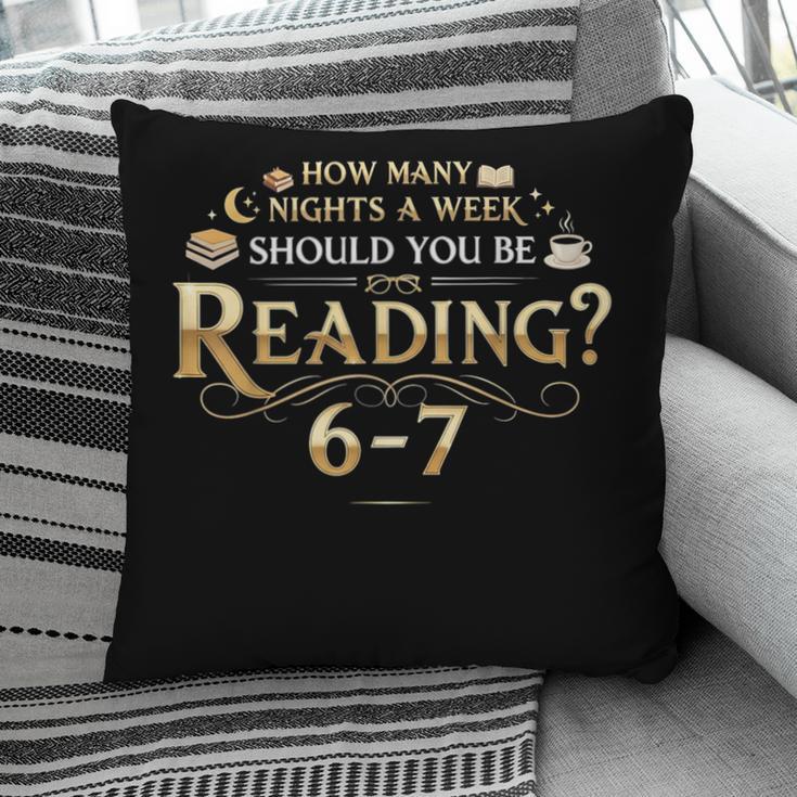 Reading 6–7 Teacher Librarian English Book Lover Quote Pillowcase