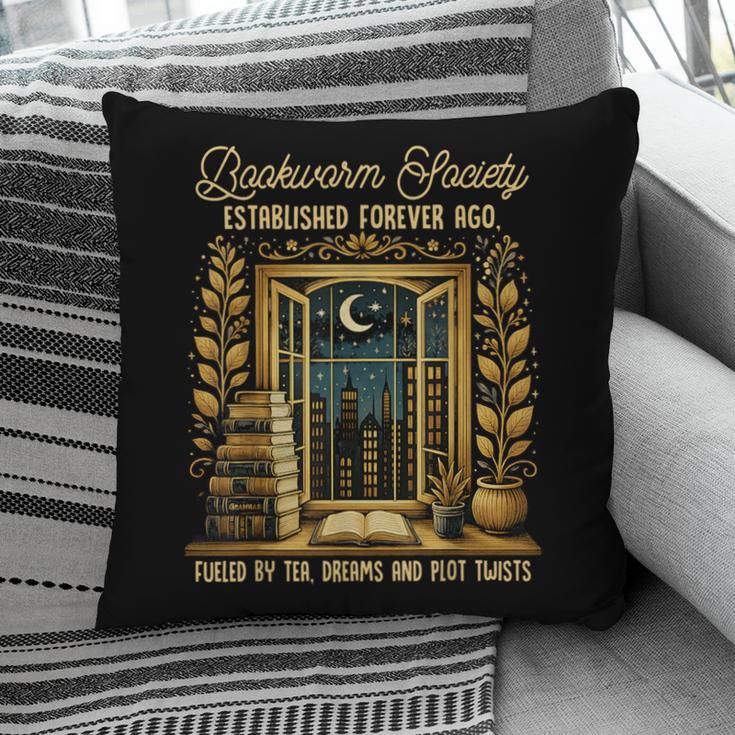 Reading Book Lover Bookish Readers Bookworm Society Pillowcase