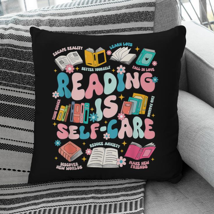Reading Is Self-Care Book Lover Teacher Student Men Women Pillowcase