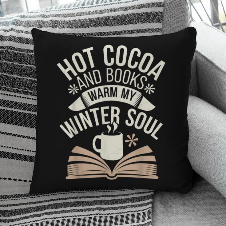 Reading All Winter Cozy Book Lover And Literary Escape Pillowcase