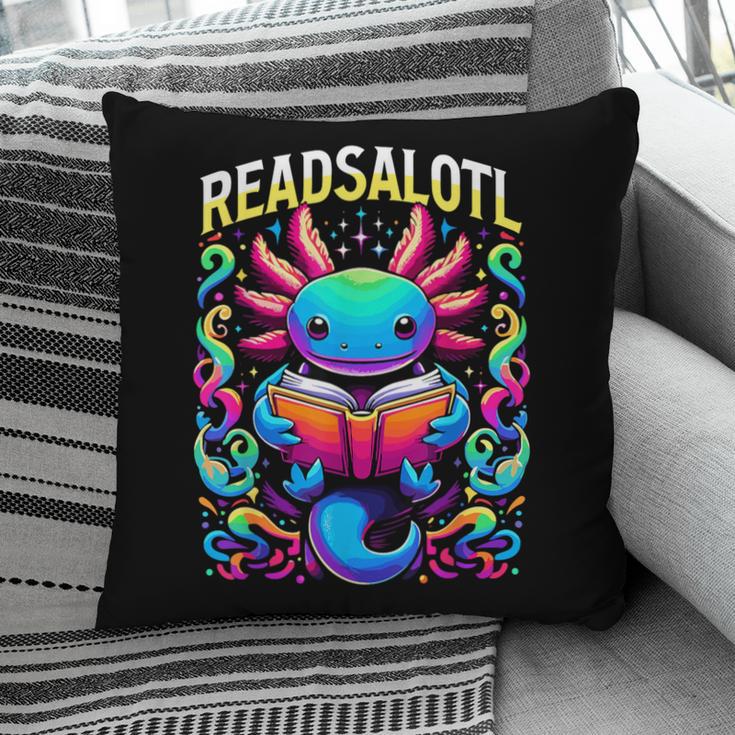 Readsalotl Axolotl Book Lovers Axolotls Pillowcase