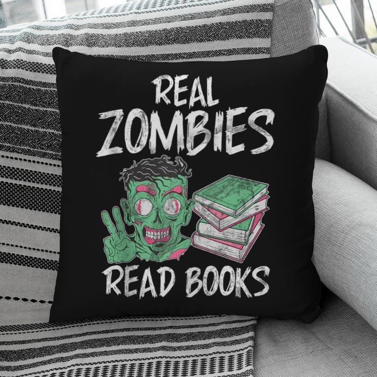 Real Zombies Read Books Zombie Pillowcase