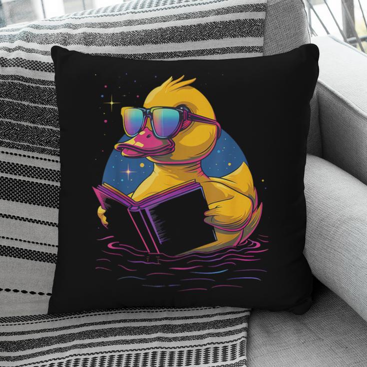 Rubber Duck Rubber Duckie Reading Book Rubber Duckling Pillowcase