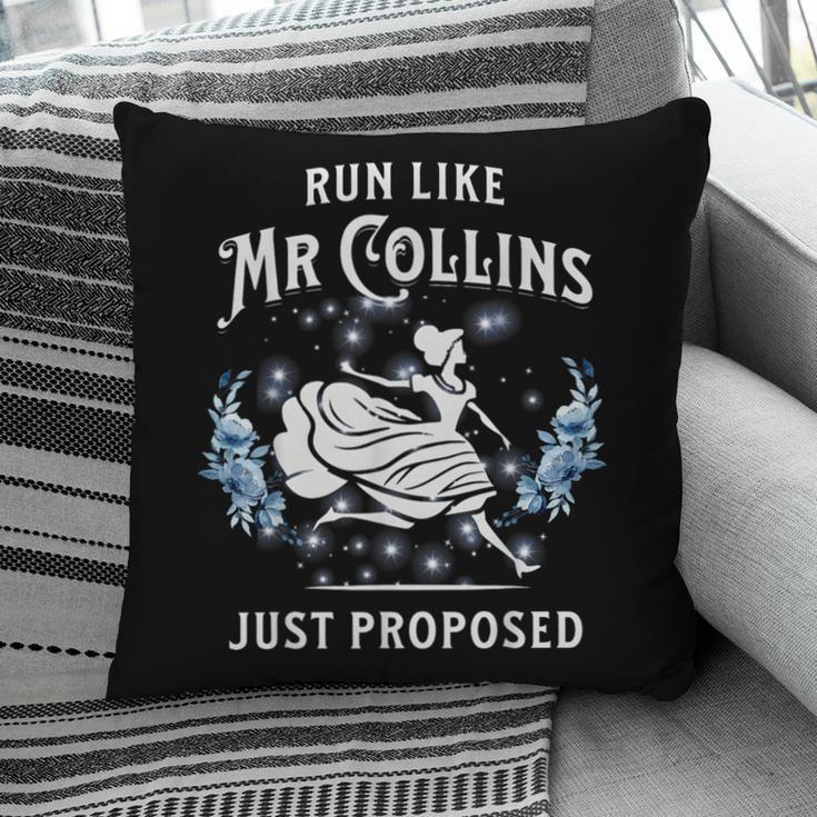 Run Like Mr Collins Just Proposed Books And Running Pillowcase