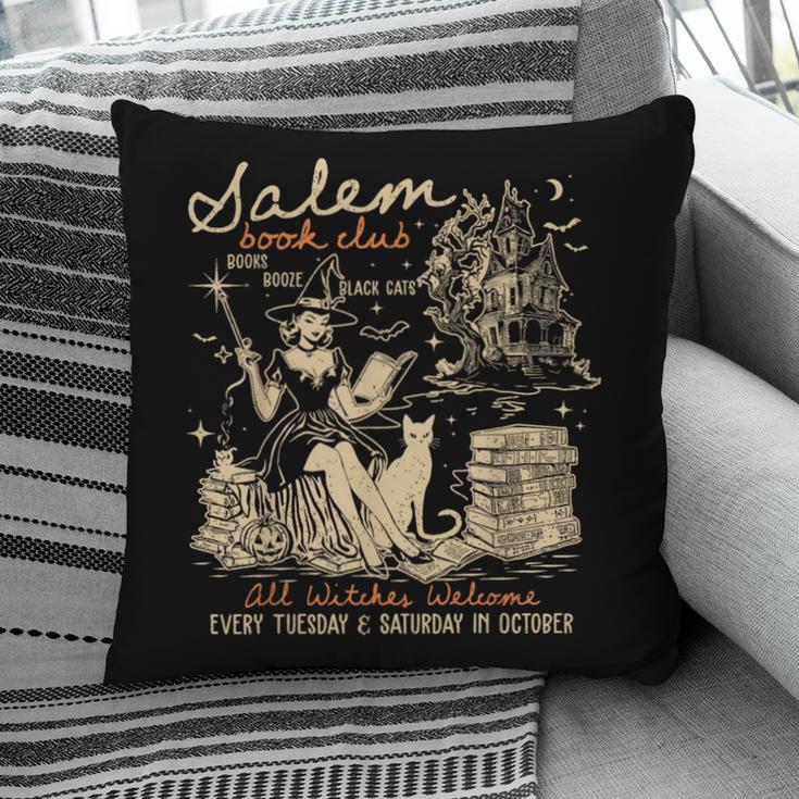 Salem Book Club Witches Witchy Witch Spooky Season Halloween Pillowcase