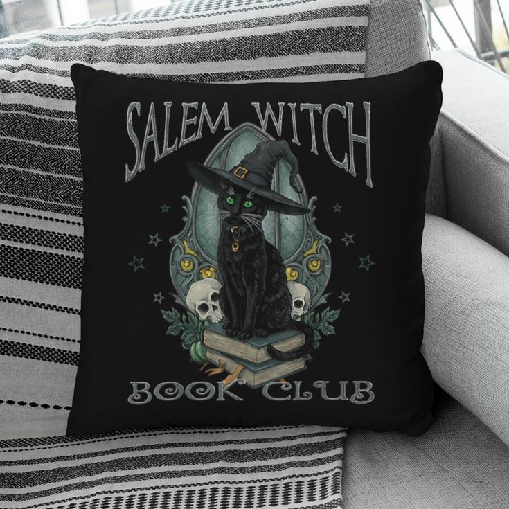 Salem Witch Book Club Cat Reading Witchy Halloween Men Pillowcase