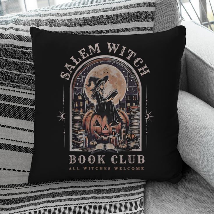 Salem Witch Book Club All Witches Welcome Spooky Halloween Pillowcase