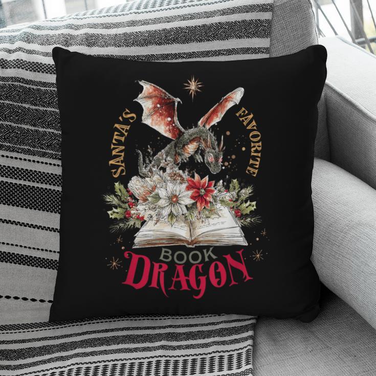 Santa's Favorite Book Dragon Christmas Magic Pillowcase