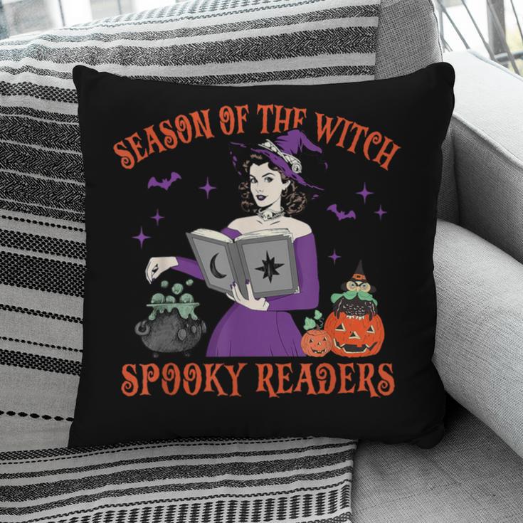 Season Of The Witch Spooky Readers Spell Book Hallowen Pillowcase