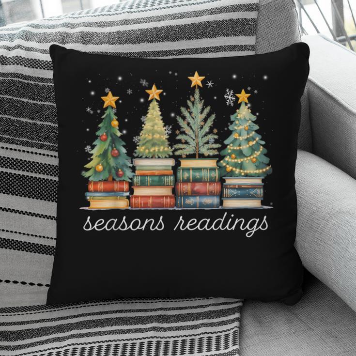 Seasons Readings All Booked For Christmas Book Reading Lover Pillowcase