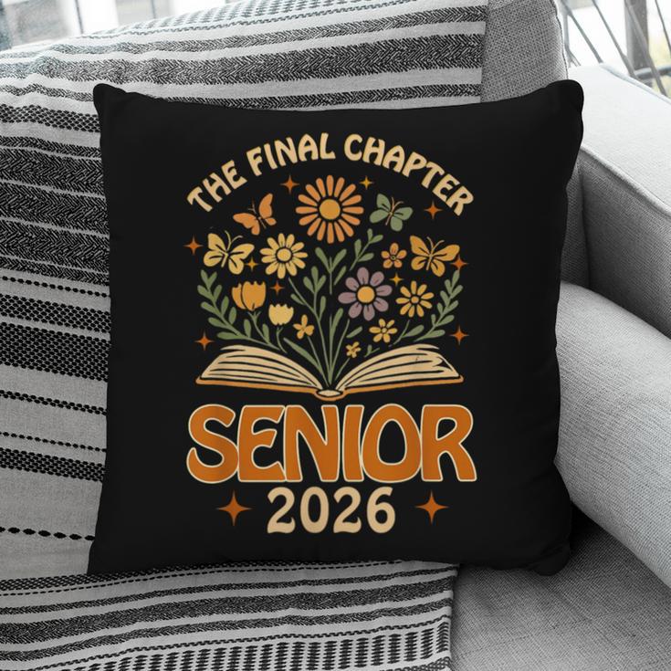 Senior 2026 Final Chapter Retro Book Lover Last First Day Pillowcase