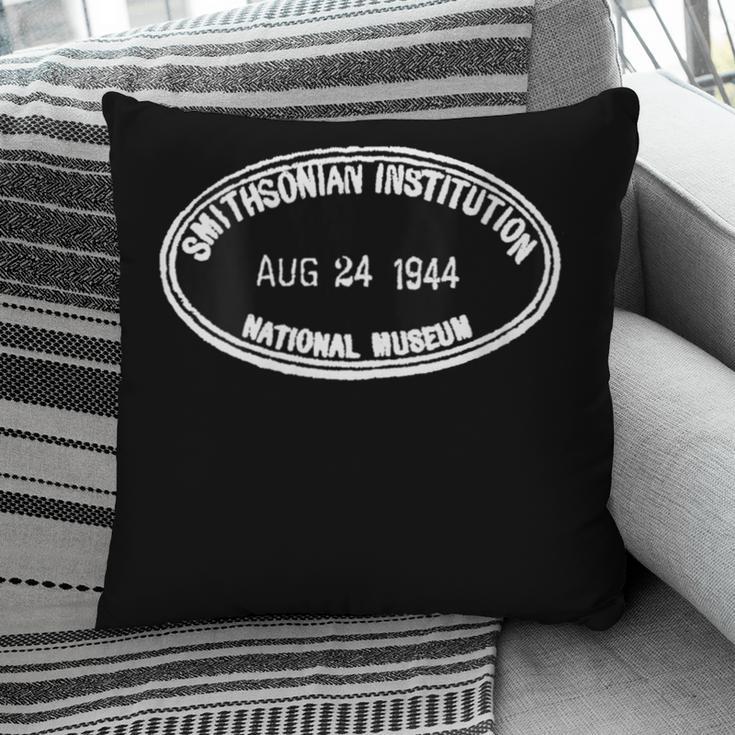 Smithsonian Institution Library 1944 Book Stamp Pillowcase