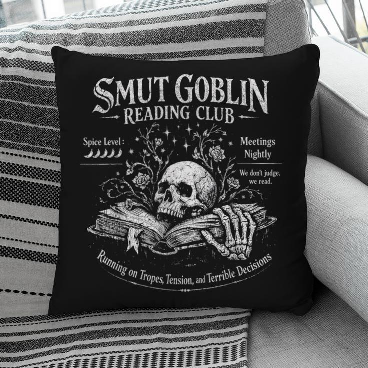 Smut Goblin Reading Club Spicy Book Lover Pillowcase