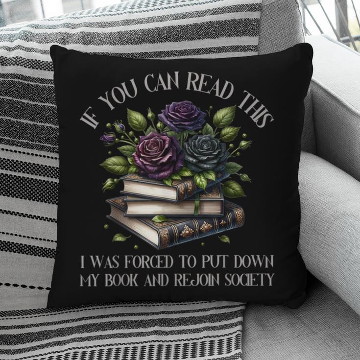 Spicy Books Put Down My Book Dark Romance Merch Bookish Pillowcase
