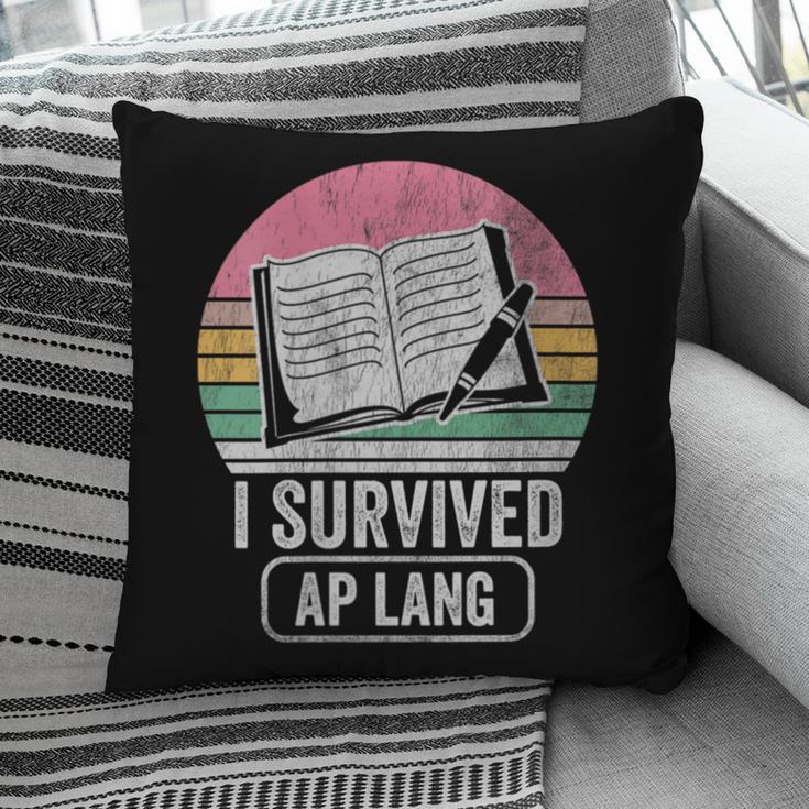 I Survived AP Lang Retro Book Graphic Pillowcase
