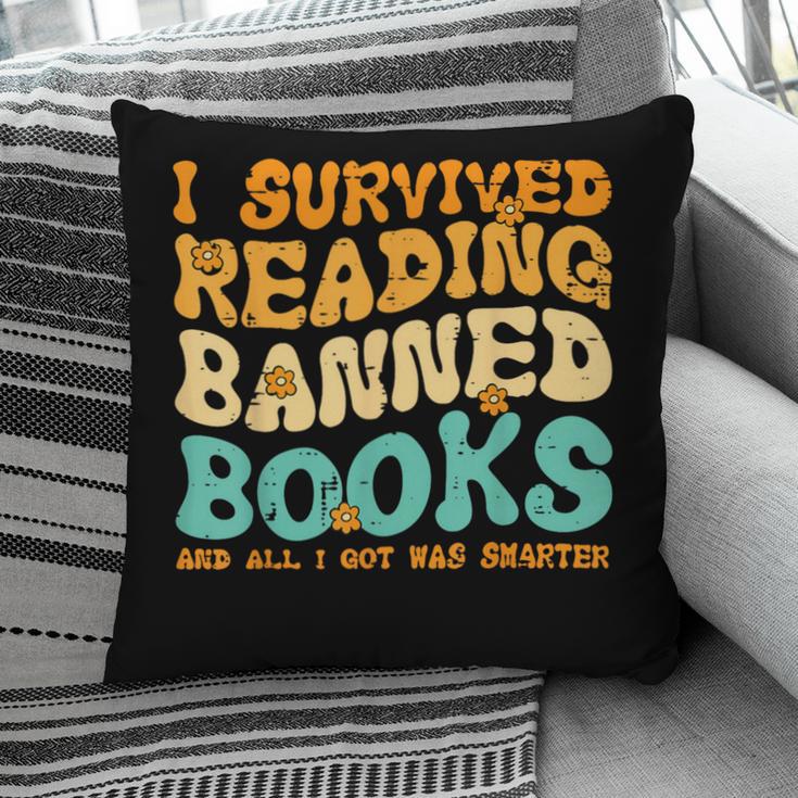 I Survived Reading Banned Books Read Librarian Men Women Pillowcase