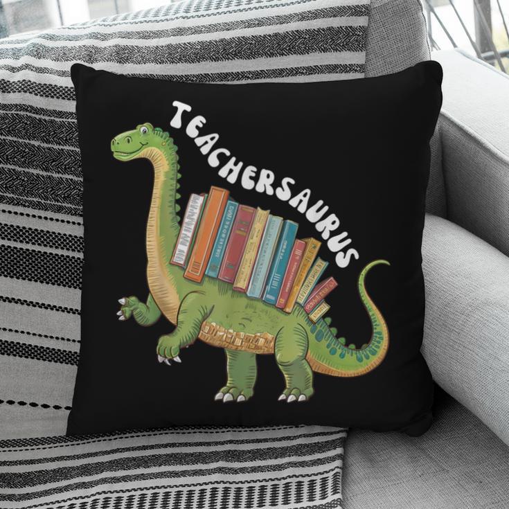 Teachersaurus Dinosaur Teachers Dino Reading Book Librarian Pillowcase